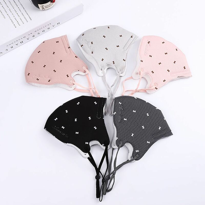 Sweet Cute Mouth Muffle Winter Women Adult Bow Face Mask Face Cover Mouth Mask Cloth Mask