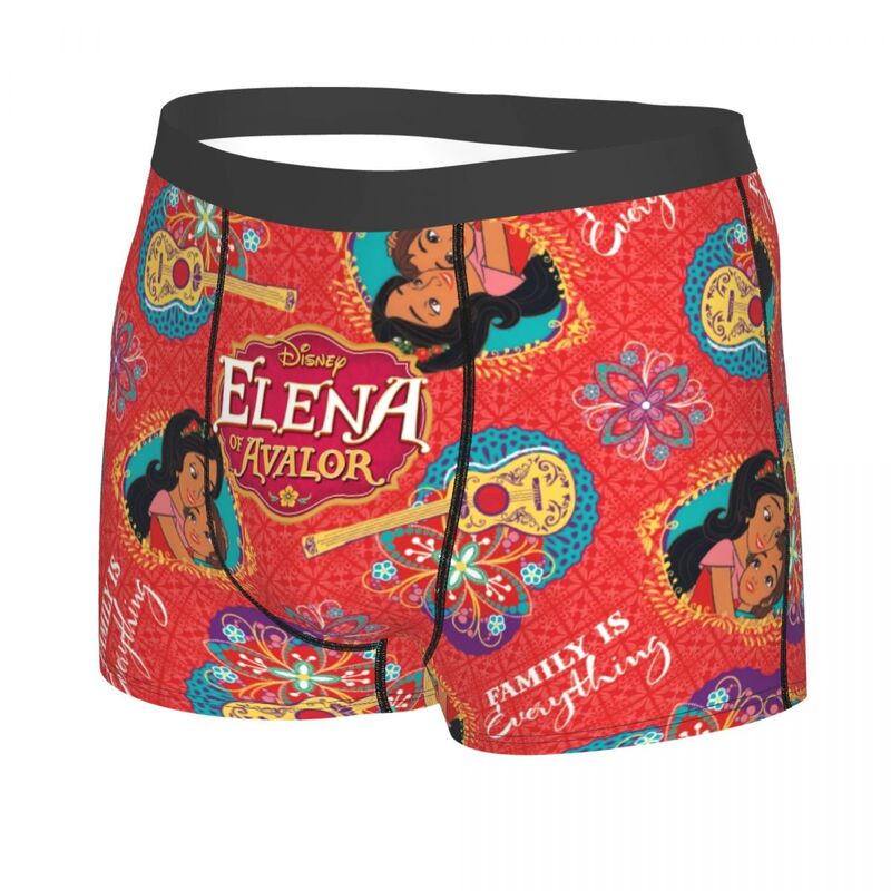 Male Funny Disney Elena Of Avalor Adventure Underwear Anime Inspirational Boxer Briefs Stretch Shorts Panties Underpants