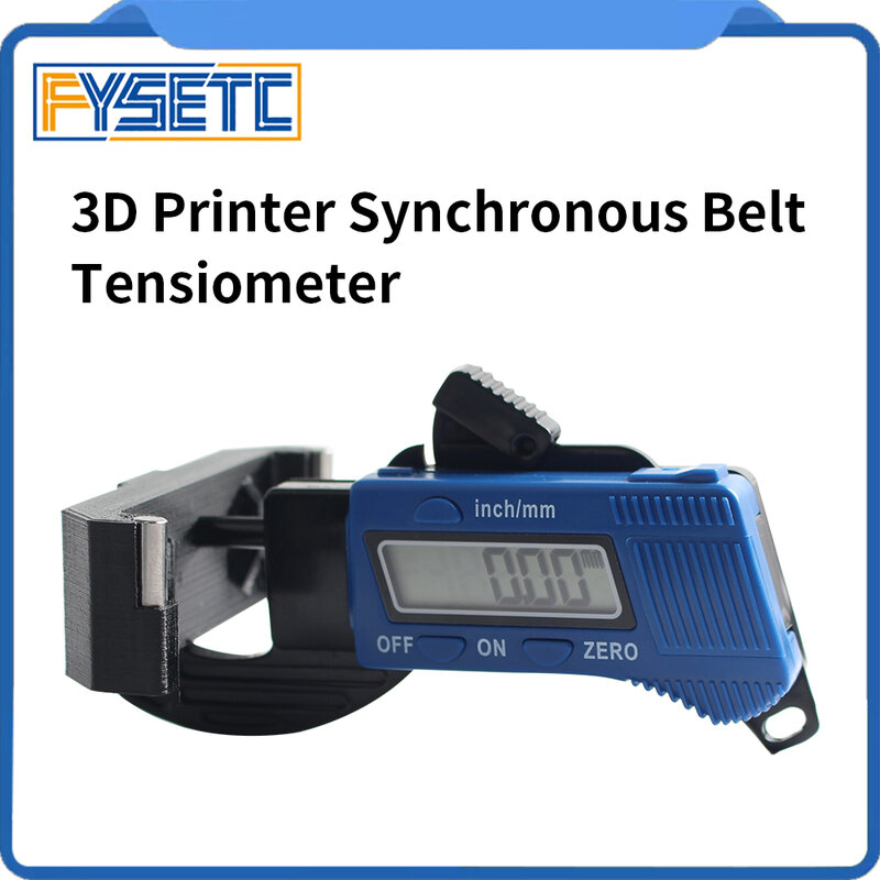 Fysetc-弾性ベルトテンシメーター,正確な同期ベルト,テンションゲージ,テスター,検出,vzbotの測定,3Dプリンター
