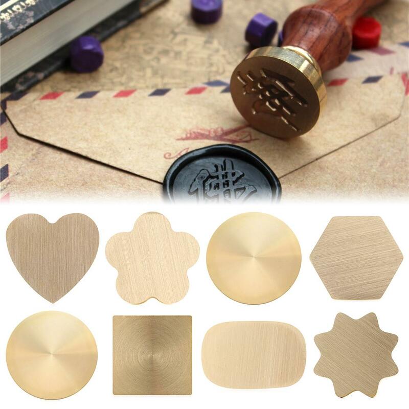 Wax Stamp Seal Wax Print Thick Copper Head Replacement Carved Sealing Tool Holiday Party Wedding Invitation Letter Decorative