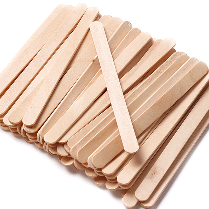 100 шт., женские деревянные палочки для удаления волос