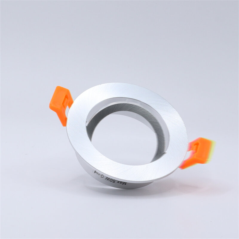 Aluminium rundes quadratisches Loch 65mm angepasste LED-Decke gu10 Einbau-Downlight-Gehäuse
