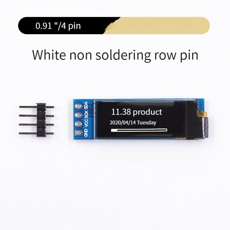 SSD1306 0.91 0.96 1.3 inch IIC serial 4 pin white/blue/yellow blue OLED display module 128X64 12864 LCD screen board for arduino