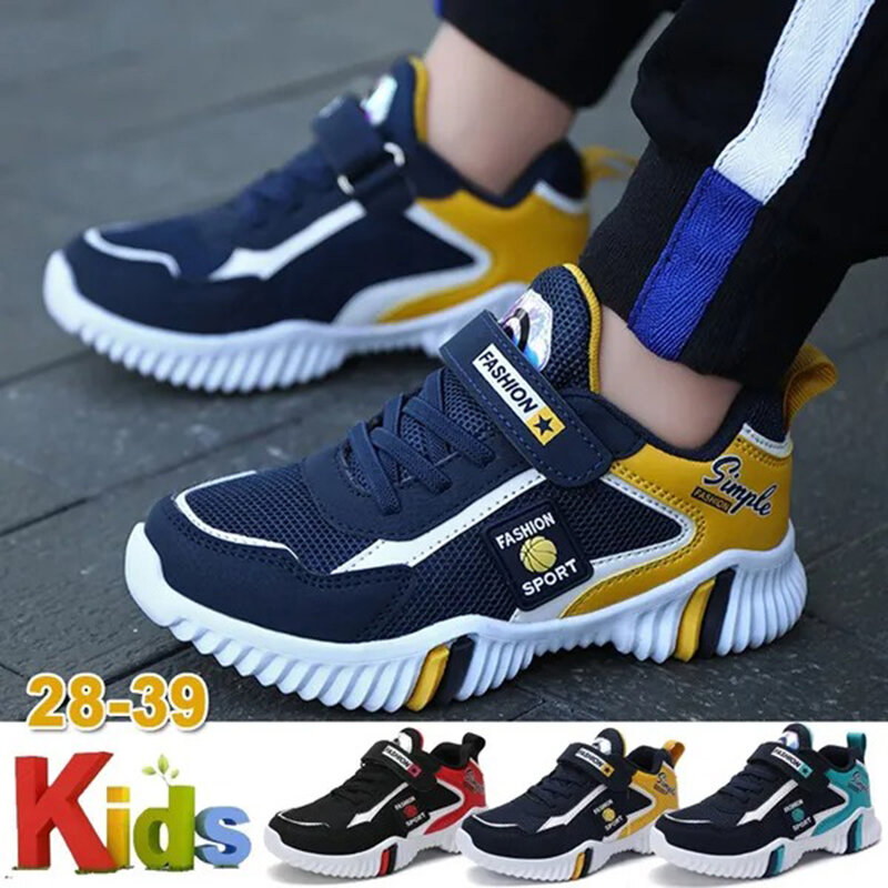 أطفال مريحة حذاء كاجوال احذية الجري عالية الجودة بنين أحذية رياضية خفيفة الوزن أحذية رياضية الصبي أحذية مشي حجم 28-39