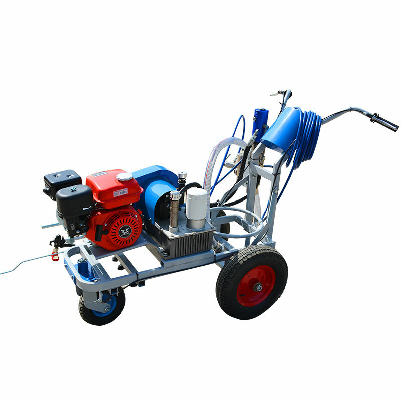 Football field cold paint road line marking machine