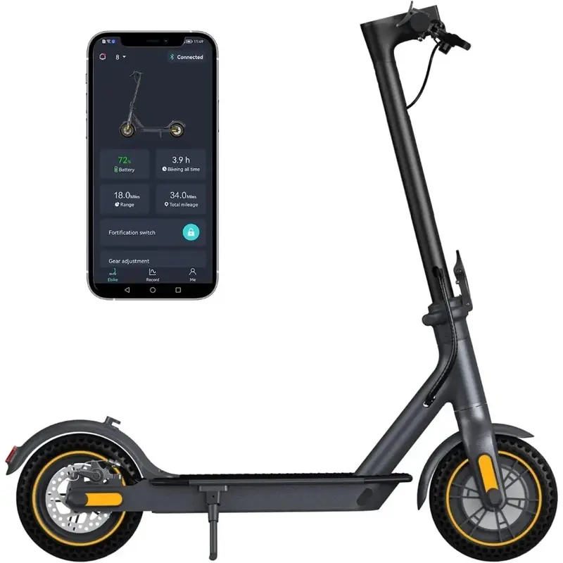 Electric Scooter,10" Solid Tires 600W Motor Up to 20Miles Range and 19Mph Speed for Adults -Portable Folding Commuting E Scooter