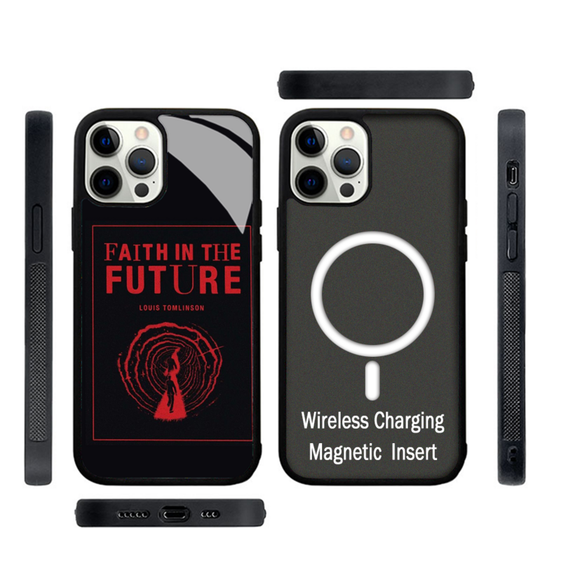 Louis Faith In The Future t-tomlinson funda de teléfono magnética para IPhone 15, 14, 13 Pro Max, 11, 12, Magsafe, carga inalámbrica