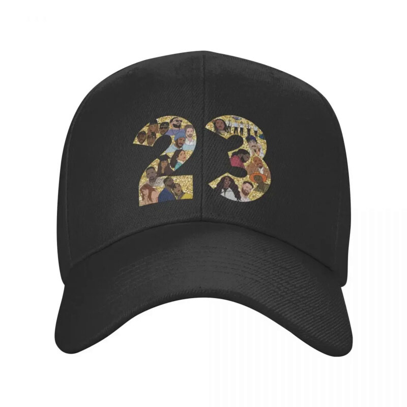 قبعة بيسبول لامعة للرجال والنساء ، قبعة مخصصة F ، قبعات جميع الفنانين ، 23