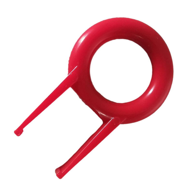 Extracteur de clé de clavier portable en plastique rouge, extracteur de touches, lève-clé pour clavier mécanique
