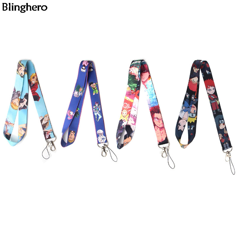 Blinghero – lanière de cou pour téléphone, pour clés, Cool, porte-Badge, à la mode, dessins animés, BH0434