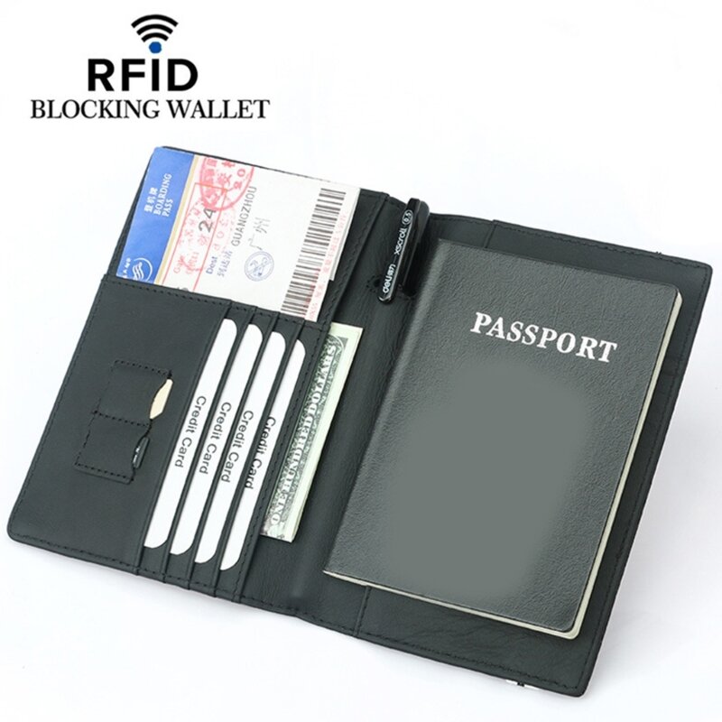 Portefeuille poche porte-carte étui pour cartes crédit bancaire porte-monnaie en polyuréthane étui pour cartes