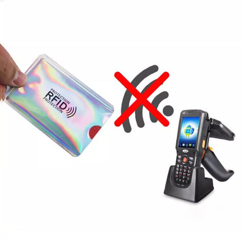 غلاف بطاقة مضاد للمسح ، واقي بطاقة الائتمان NFC RFID ، حامل بطاقة البنك المحمولة برقائق الألومنيوم المضادة للمغناطيسية ، 20