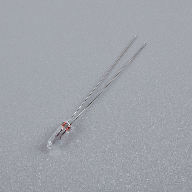 Mini bombilla incandescente Edison, filamento de arroz, 3/4/5mm, 3/6/12/24V, 10 piezas