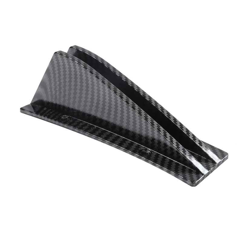 Automotive General Triangle Double disturbance rear spoiler Carbon fiber pattern Mini triangular chassis deflector