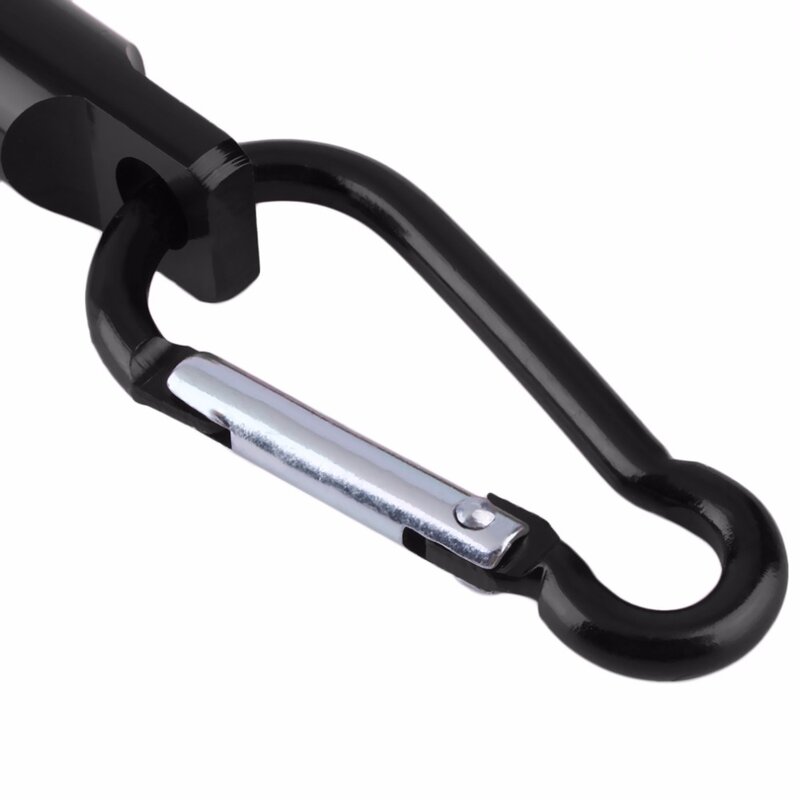 Mini Flash light Taschenlampe Karabiner Schlüssel bund Haken Lampe tragbare 5 LED Mini Taschenlampe Licht Taschenlampe Aluminium Schlüssel bund