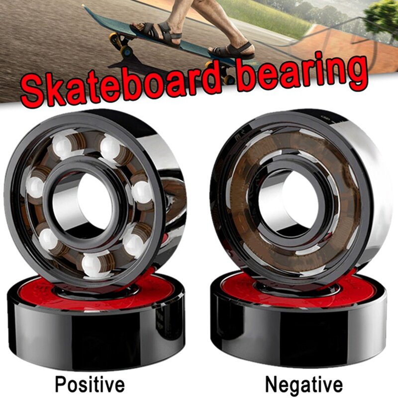 80 Pcs Ceramic Bearings High Speed Wear Resistant For Skate Skateboard Wheel