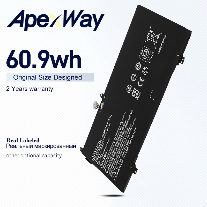 APEXWAY-batería CP03XL11.55V de 5275mAh para HP Spectre x360 13-ae049ng 13-ae040ng 13-ae052nr 929066-421 929072-855 HSTNN-LB8E, nueva