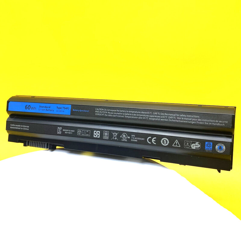 Batterie d'ordinateur portable pour Dell Latitude, 8858 m, E5420, E5430, E6120, E5520, M5Y0X, E5530, E6420, E6420, E6430, E6520, 3560x911, T54F3, T54FJ, 8P3YX