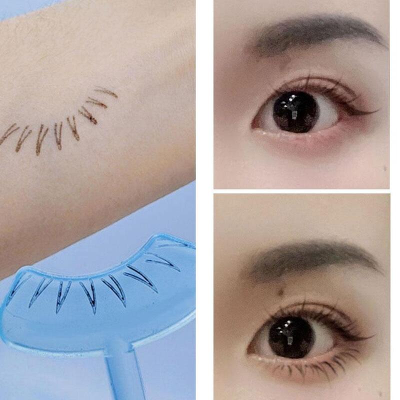 Segel bulu mata silikon DIY, segel ekstensi bulu mata bawah alat Makeup silikon untuk pemula nyaman aksesoris bulu mata alami