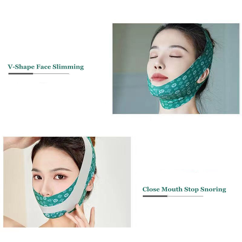 Anti-Snoring Tool Sleeping Mask V-Shape Face Slimming Belt Close Mouth To Stop Snoring Health Care Body Snoring Reduce Aids