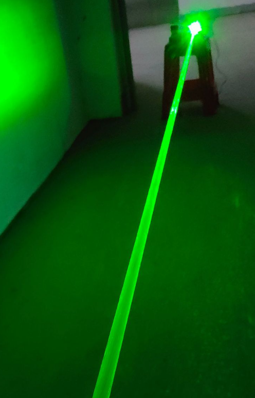 Luz gruesa 520nm, 300/800/1000mw, posicionamiento de luz verde, escape de luz láser de la habitación secreta