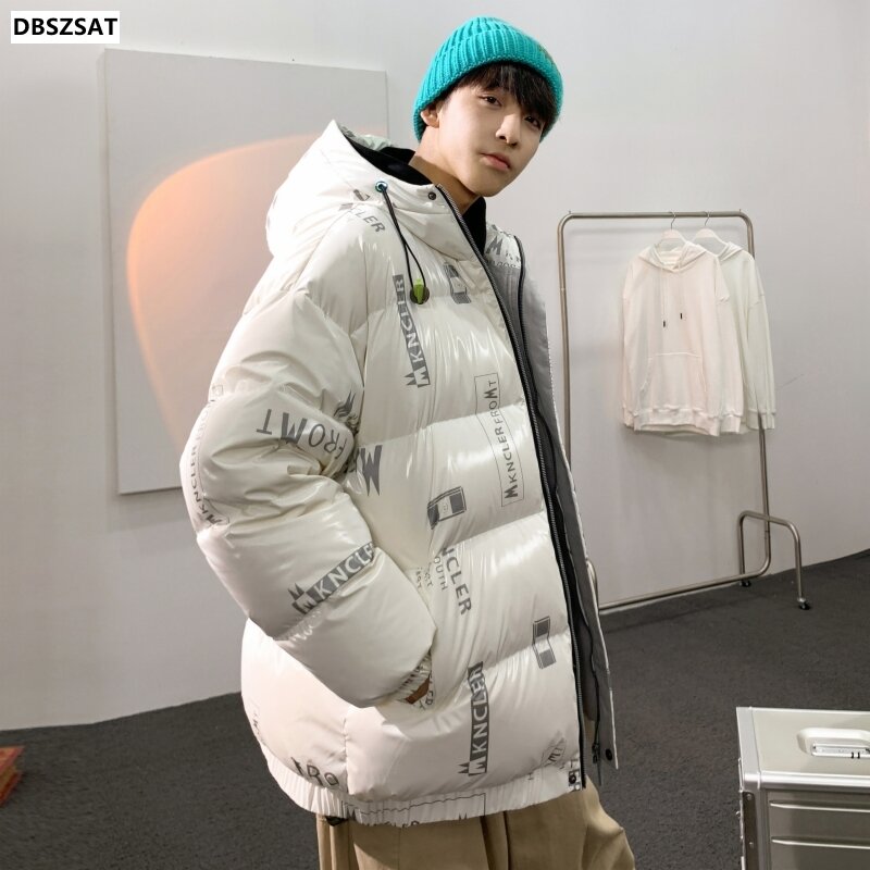 Kurtka parkowa męska gruba ciepłe typu Oversize płaszcze męska zimowa wyściełana kurtki-pilotki męska moda Harajuku Streetwear płaszcz 5XL
