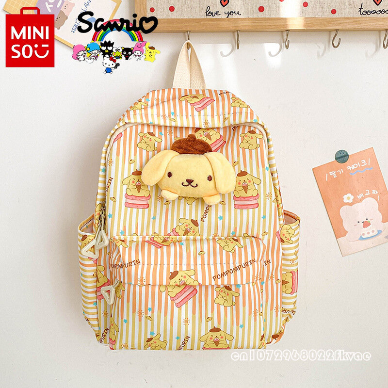 Miniso Sanrio New Children's Backpack Fashionable and High Quality Girl Backpack Lightweight and Large Capacity Student Backpack