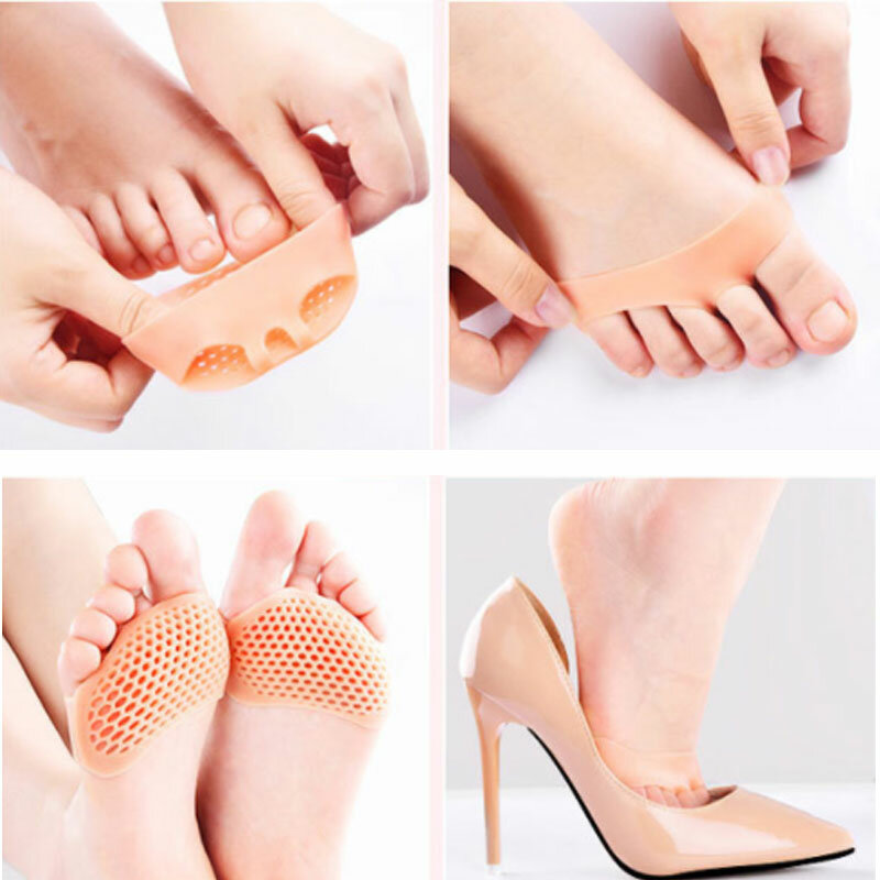2Pcs Toe Separators Hallux Valgus ที่รองปุ่มหัวแม่เท้า Orthotics ฟุตกระดูกตัวปรับนิ้วหัวแม่มือ Deformity Correction ถุงเท้า Straightener