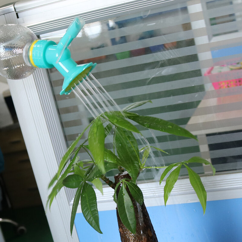 1Pc Huis Tuin Bloem Plant Water Sprinkler Voor Bloem Waterers Fles Gieters Sprinkler 2 In 1 Plastic Sprinkler Mondstuk