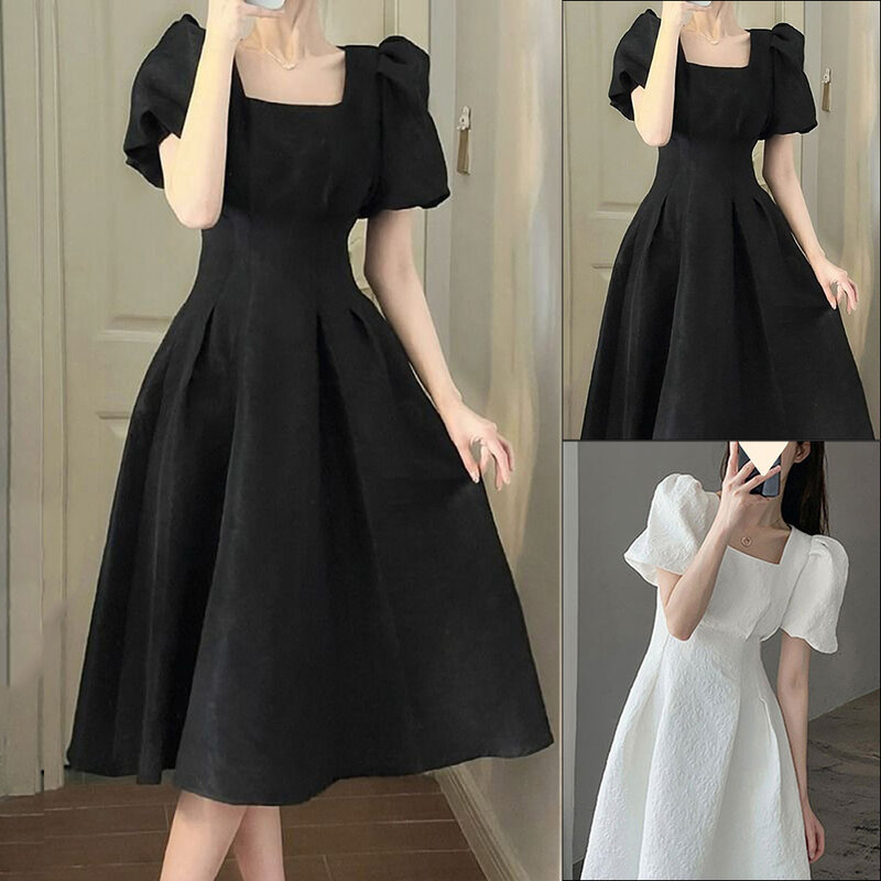 Fashion Hot New Stylish Women's Dress Ball Gown Daily Female Holiday Non Stretch Solid Color Spring Summer Vacation