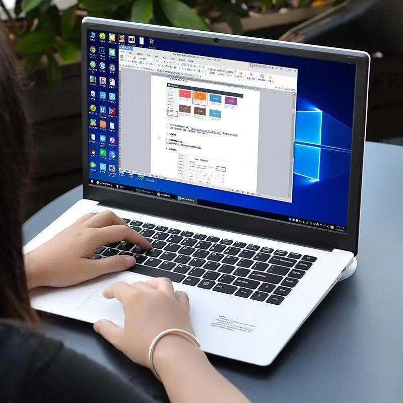 Laptop portátil para jogos, escritório de negócios e estudante, notebook, PC barato, Windows 11, 15,6 pol, i7 6500U, 8GB HDD, 1TB SSD