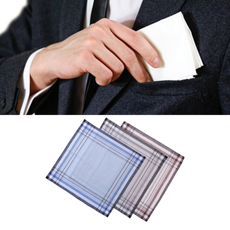 Square Bandanas Multifunctional Handkerchief Soft Towel for Adult Men Sweat Wipe T8NB