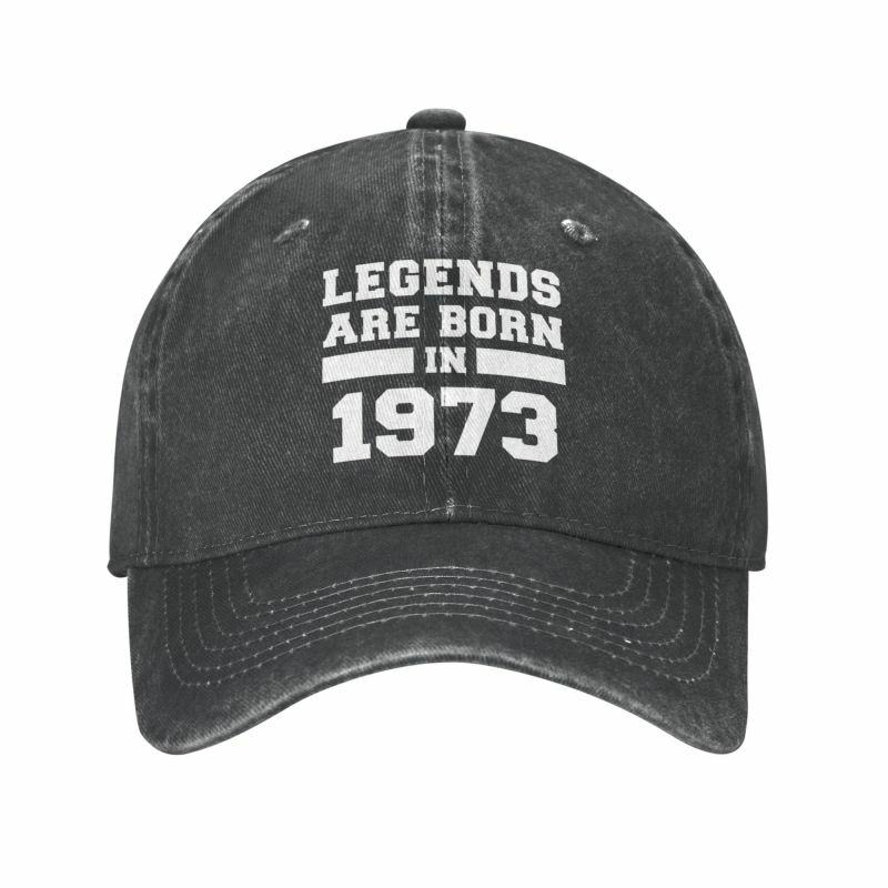 ATIONS-Casquette de baseball en coton personnalisée pour hommes et femmes, chapeau de papa réglable, protection solaire, se termine en 1973, cadeau d'anniversaire, automne