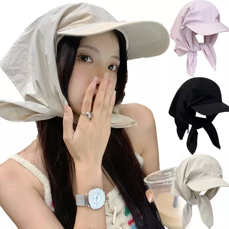 Cappello da sole estivo pieghevole a tesa larga berretti con coulisse regolabili per uomo donna cappelli da spiaggia campeggio visiere ad asciugatura rapida berretto da pescatore
