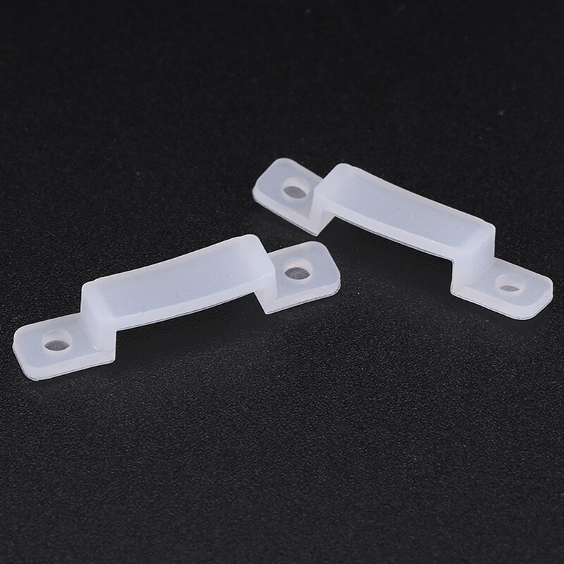 100Pcs LED Lights With Fastener Clip Silicone Buckle Suitable For 3528 5050 1210 RGB LED Lights 12Mm