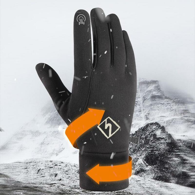 Winter Handschuhe 1 Paar Vielseitig Tragen Beständig Waschbar Sport Angeln Touchscreen Fahren Motorrad Ski Handschuhe für Skating