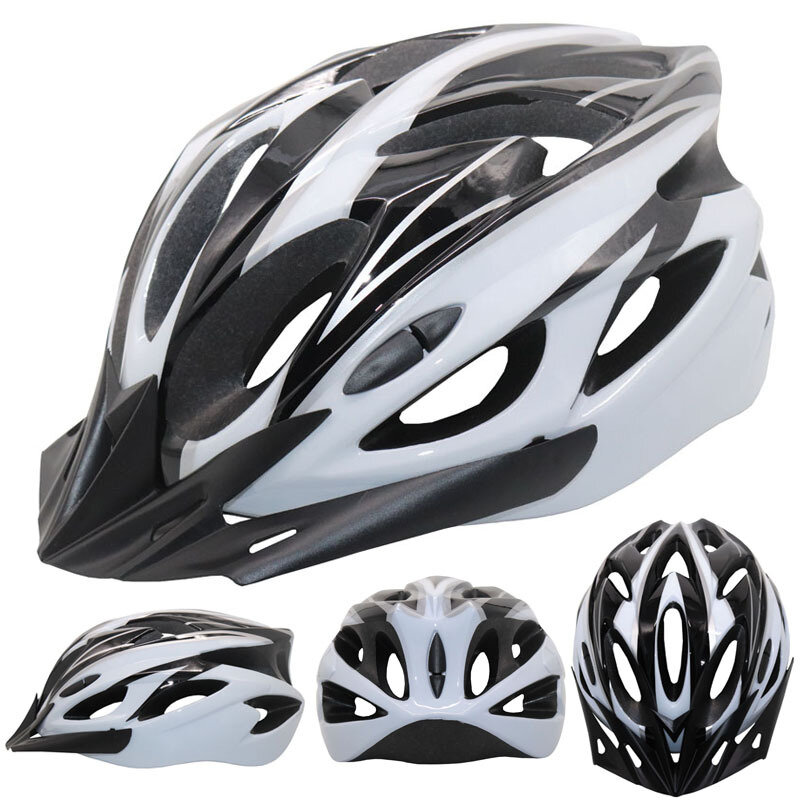 男性と女性のための快適なサイクリングヘルメット,軽量,透かし彫り,調整可能,安全ヘッド保護,マウンテンバイク用,新品