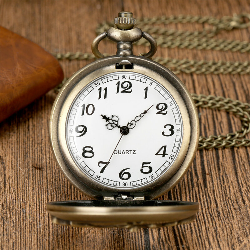 Orologio da tasca da uomo modello moto moda orologio retrò orologi al quarzo per collana uomo orologi Vintage regalo reloj de hombre