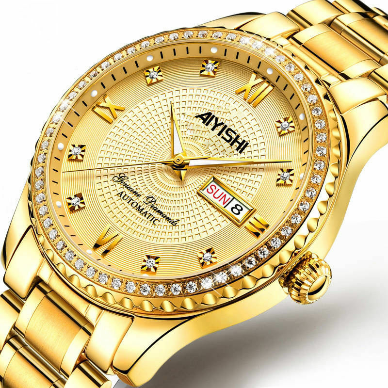 Nowe mody mężczyzna zegarek biznesowy pasek ze stali nierdzewnej Alloy Quartz Wrist Watch zwykły kalendarz męskie zegarki luksusowe zegarki sportowe