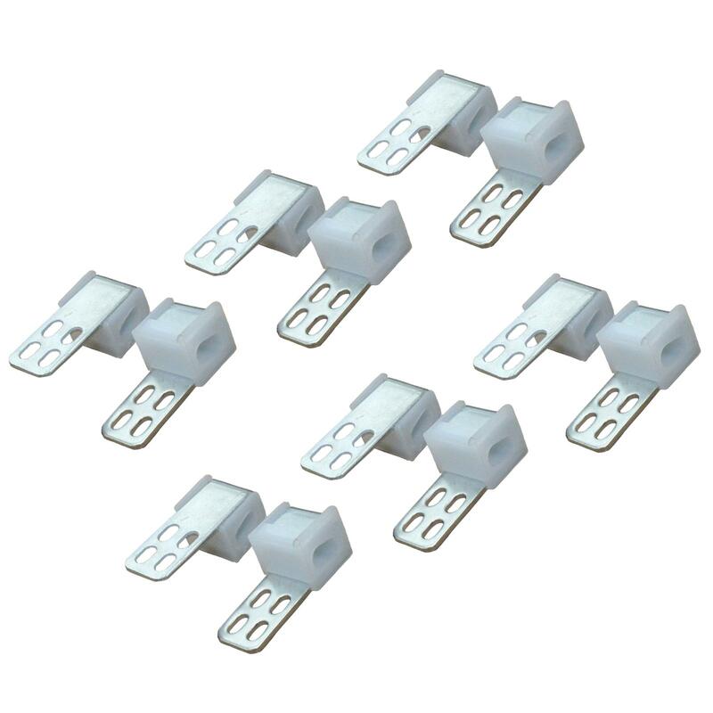 12x Upholstery Spring Clips Spring Fixing Clips Hardware Parts Accessories for Bed Chair Sagging Cushions Sofa Chair Furniture