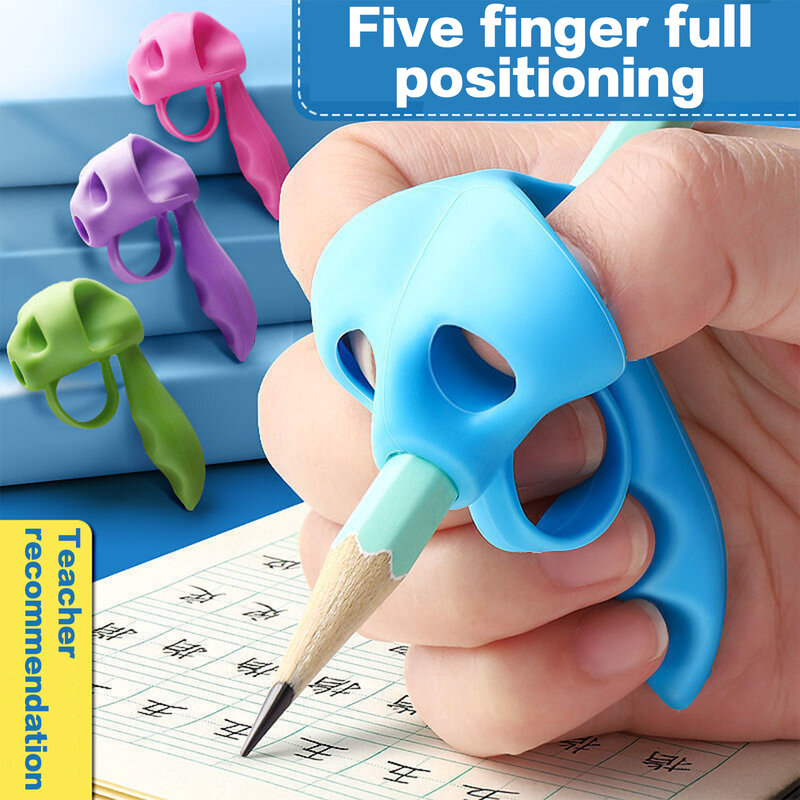 Herramienta de entrenamiento de corrección de postura de dedo para niños, escritura a mano, aprender a escribir