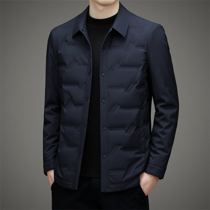 2023 new arrival winter jacket 90% white duck down jackets men,mens fashion thicken warm parkas coat full size M-4XL