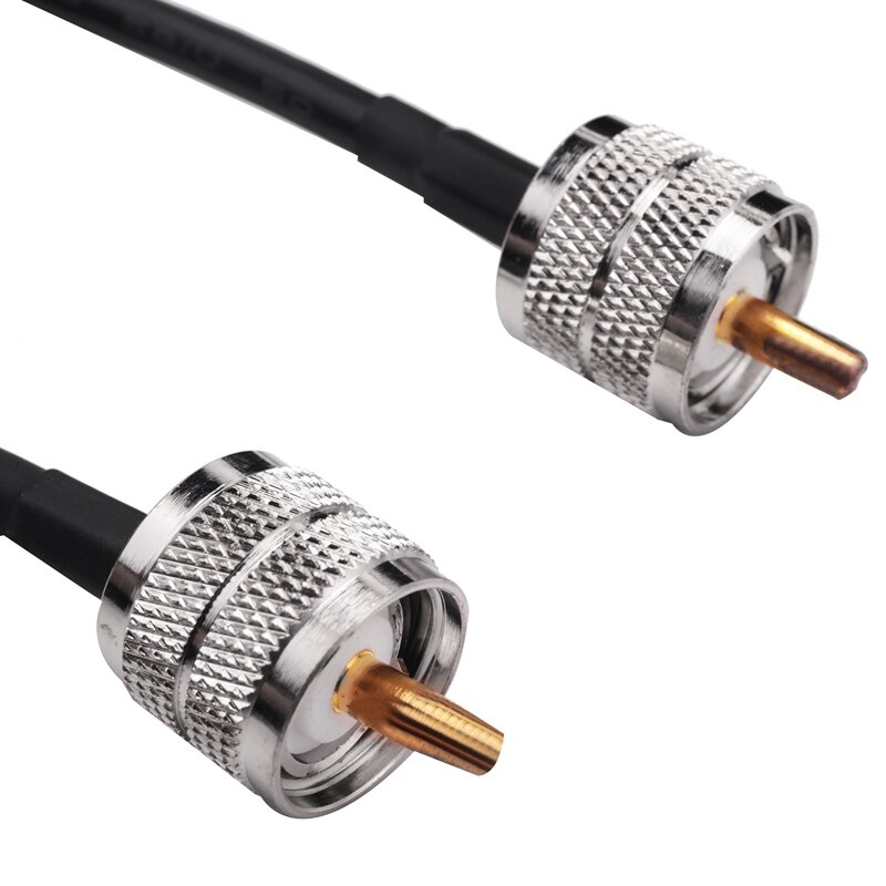 15M UHF kabel koncentryczny RG58 kabel koncentryczny PL259 50 omów CB Radio kabel antenowy UHF męski do UHF męski niska strata UHF