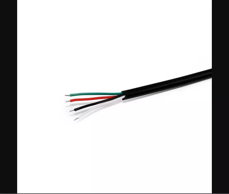 Cable de alimentación de 2/4 núcleos, cable USB de un solo cabezal, ventilador, teclado, placa de luz, barra de luz LED, cable de conexión