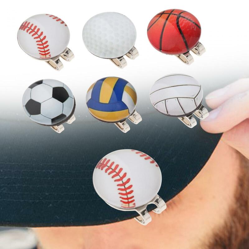 Профессиональные маркеры для мячей для гольфа прикрепляют к крышкам козырек Аксессуары для гольфа и спорта