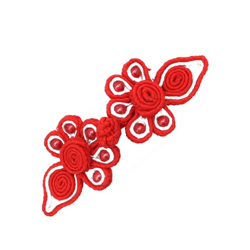 Китайская кнопка рубашки Тан в форме цветка, застежка Cheongsam, кнопка «сделай сам», узел