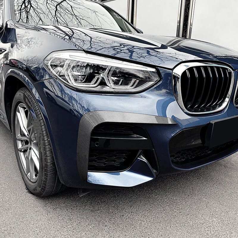 สปอยเลอร์กันชนหน้า ABS, สปอยเลอร์ไฟตัดหมอกสำหรับ BMW X3 X4 G01 G02 2018-2021เมตรกีฬา
