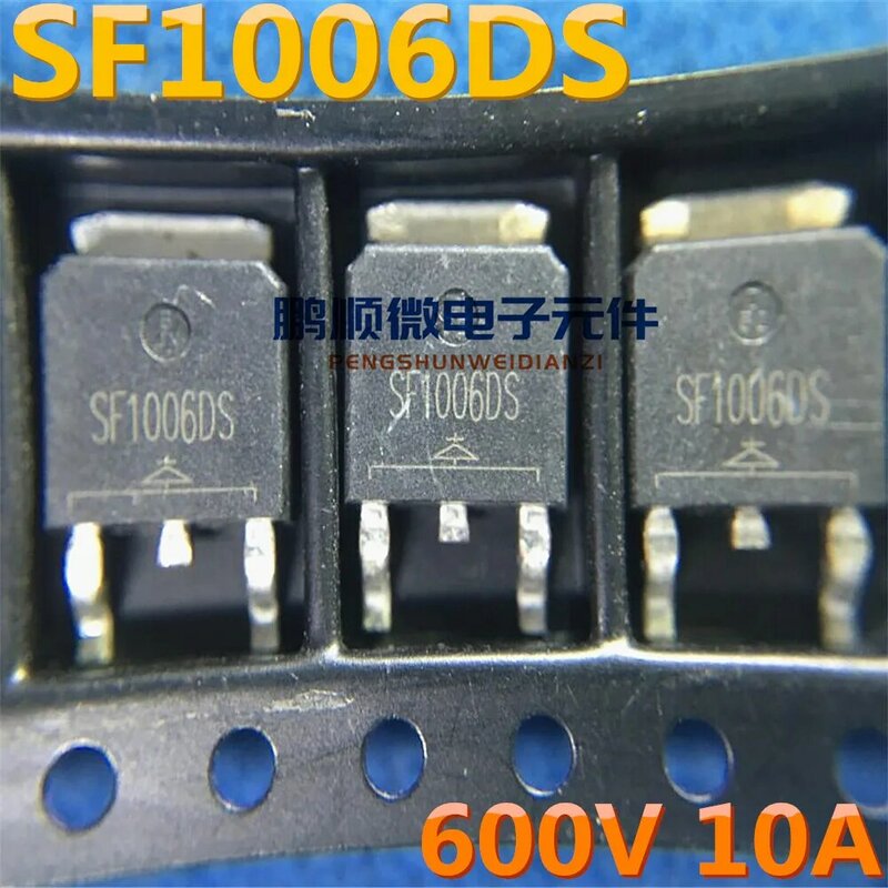 30pcs original novo SF1006DS TO-252 diodo ultra rápido 10A 600V da recuperação