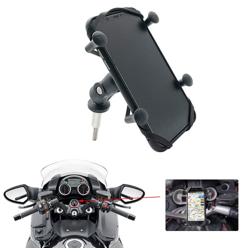 Motorcycle GPS Navigation Frame Mobile Phone Camera Mount Bracket Fit For Kawasaki GTR1400 GTR 1400 GT R1400 2006-2021 2019 2020