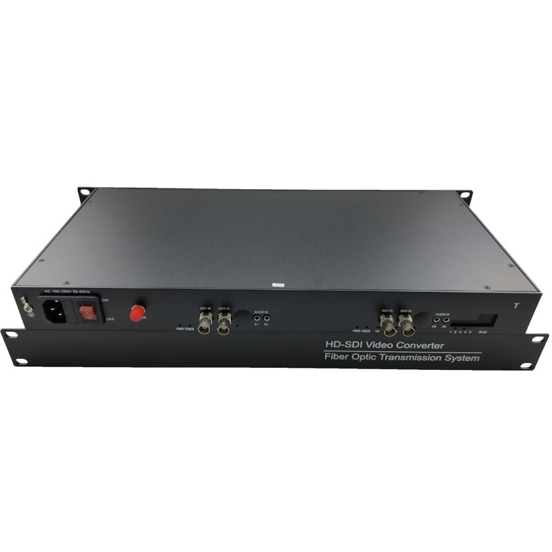Transmissor e receptor video da fibra ótica, sistema Hot-Plugged do SDI, único modo, 3G, CWDM, SFP, 1310nm, 1550nm, 125 m